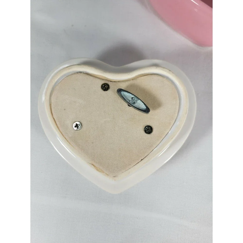 Vintage Heart Shaped Trinket Music Box By The San Francisco Music Box Co. BALLET